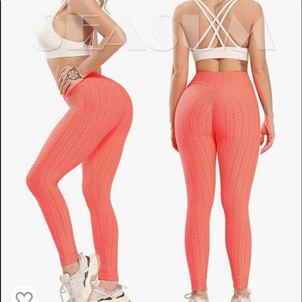 Neon butt lift leggings